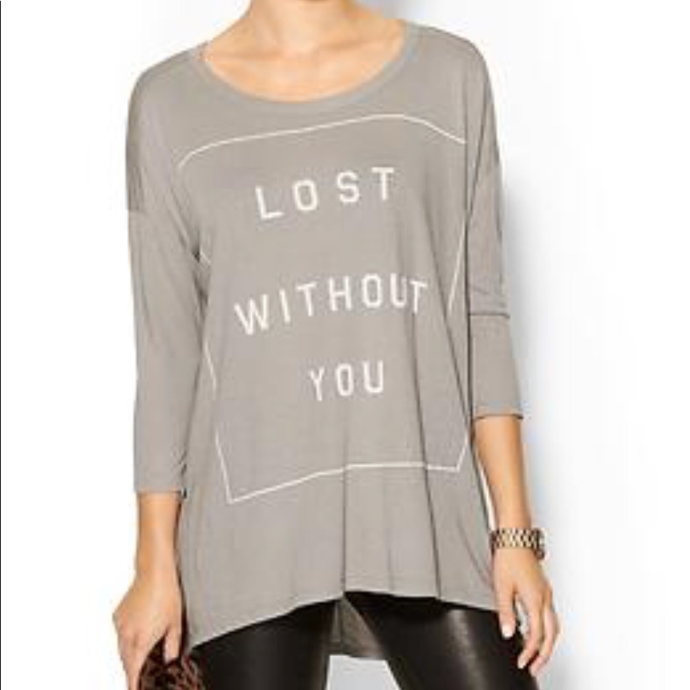 Sundry “lost without you” top